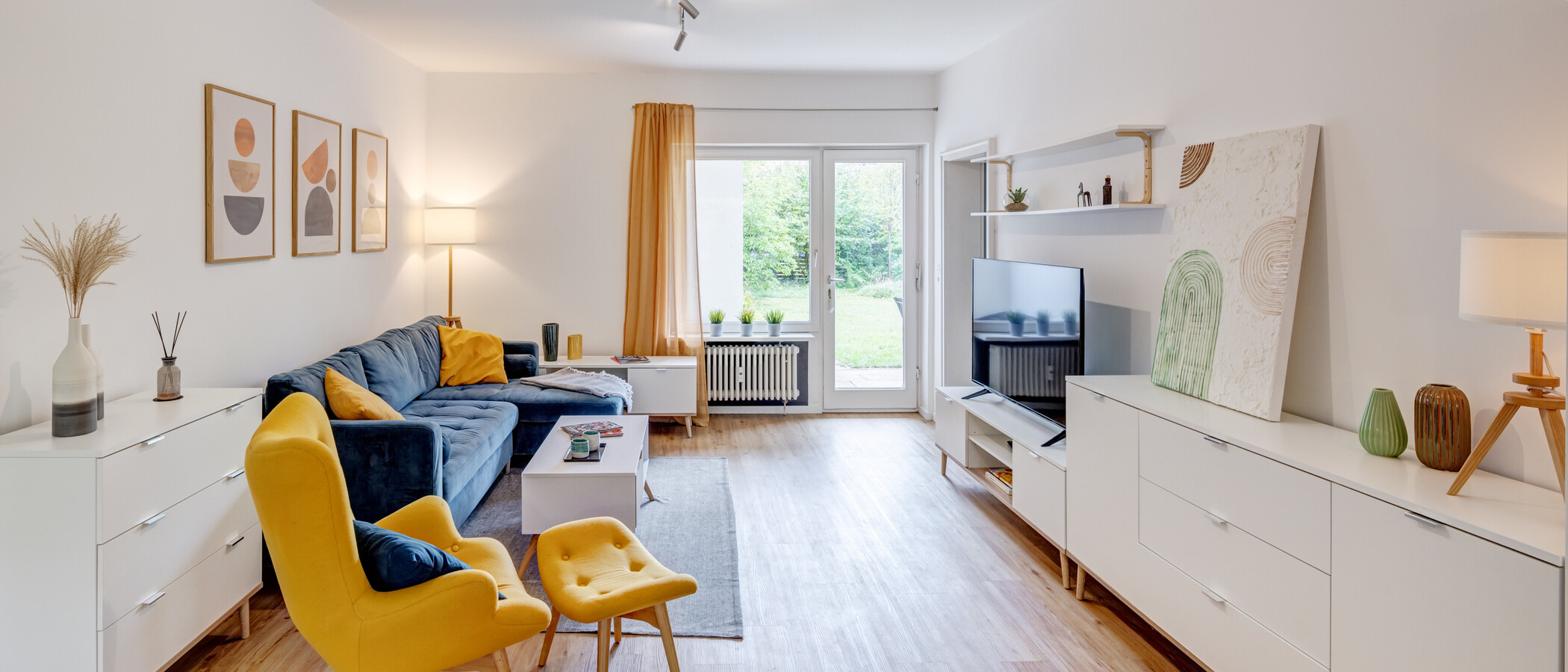квартира с садом München Hadern 01 жилое пространство 14610