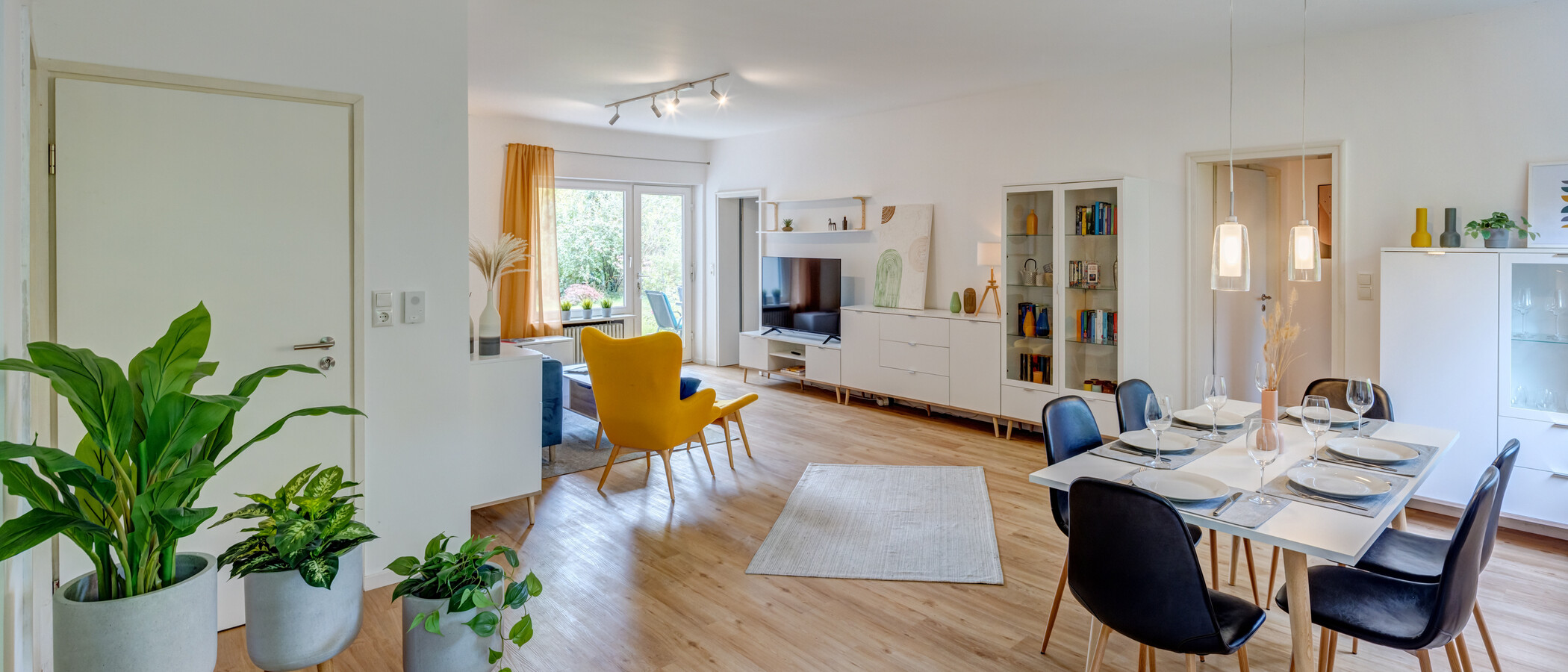 квартира с садом München Hadern 02 жилое пространство 14610