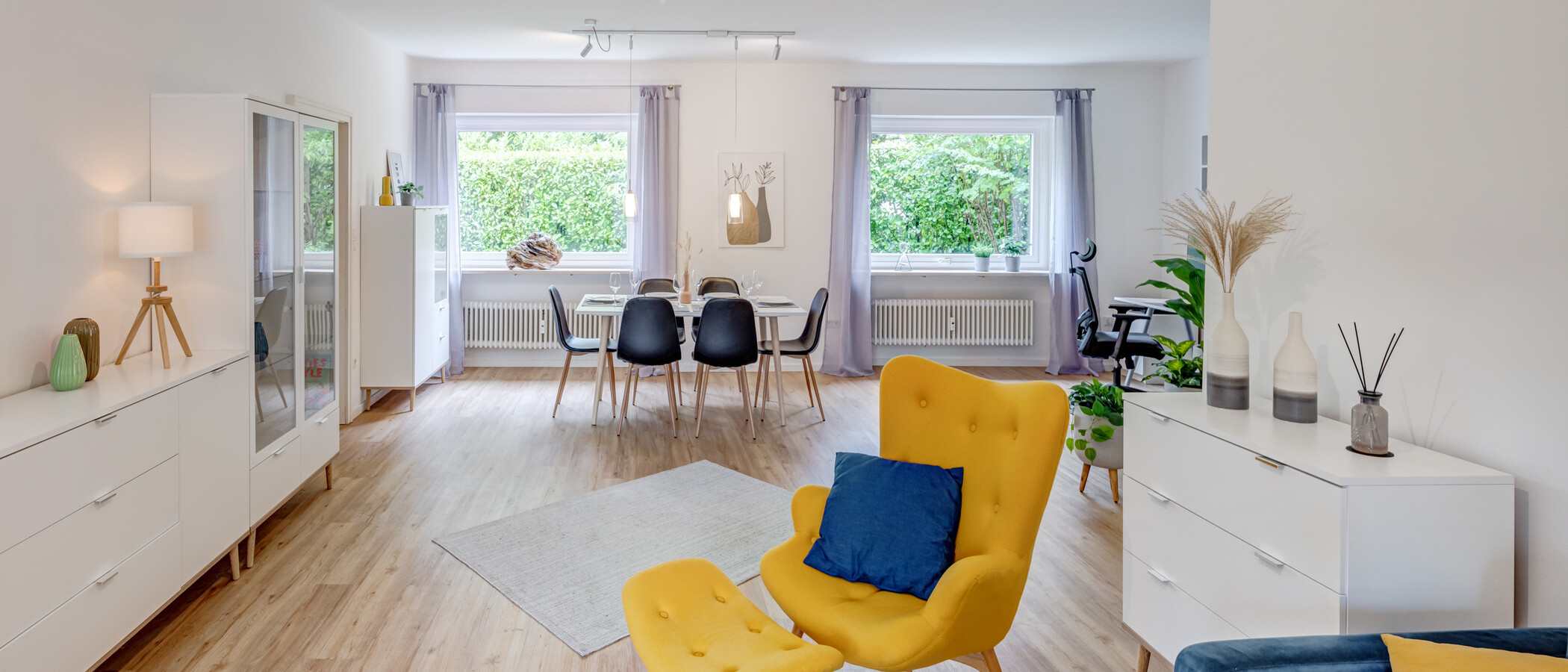квартира с садом München Hadern 03 жилое пространство 14610