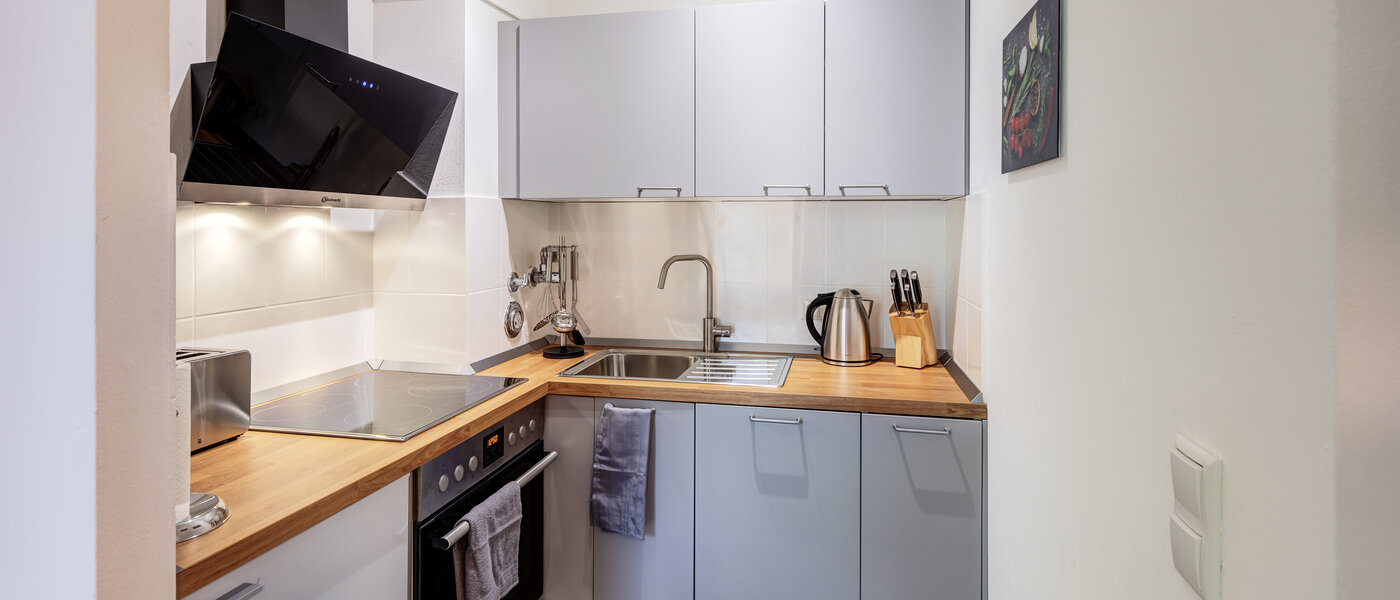 квартира München Maxvorstadt - Westen 02 кухня 14611