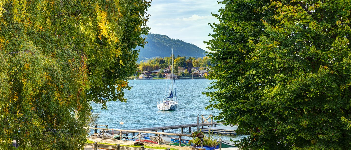 Половина двухквартирного жилого дома Rottach-Egern 02 вид из окна 14616