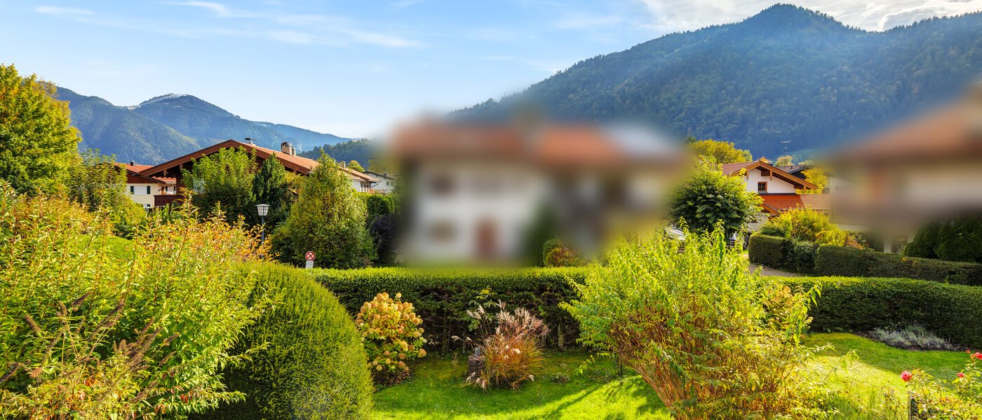 Половина двухквартирного жилого дома Rottach-Egern 03 вид из окна 14616