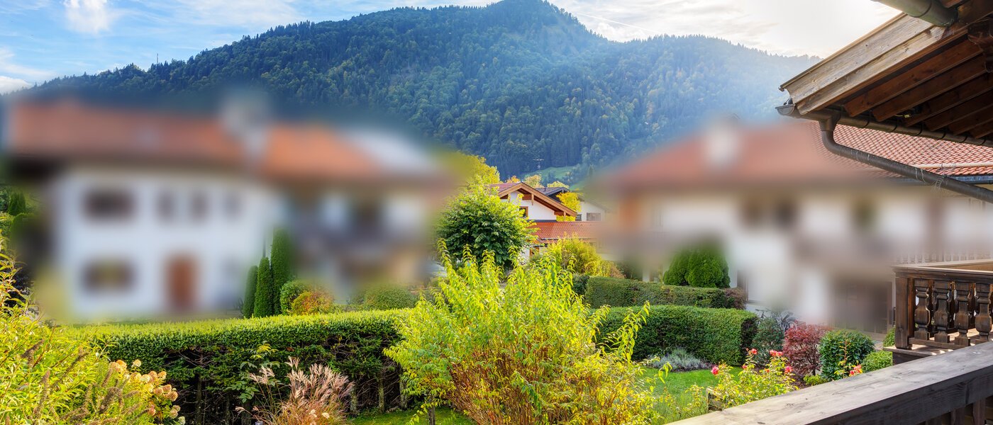 Половина двухквартирного жилого дома Rottach-Egern 04 вид из окна 14616