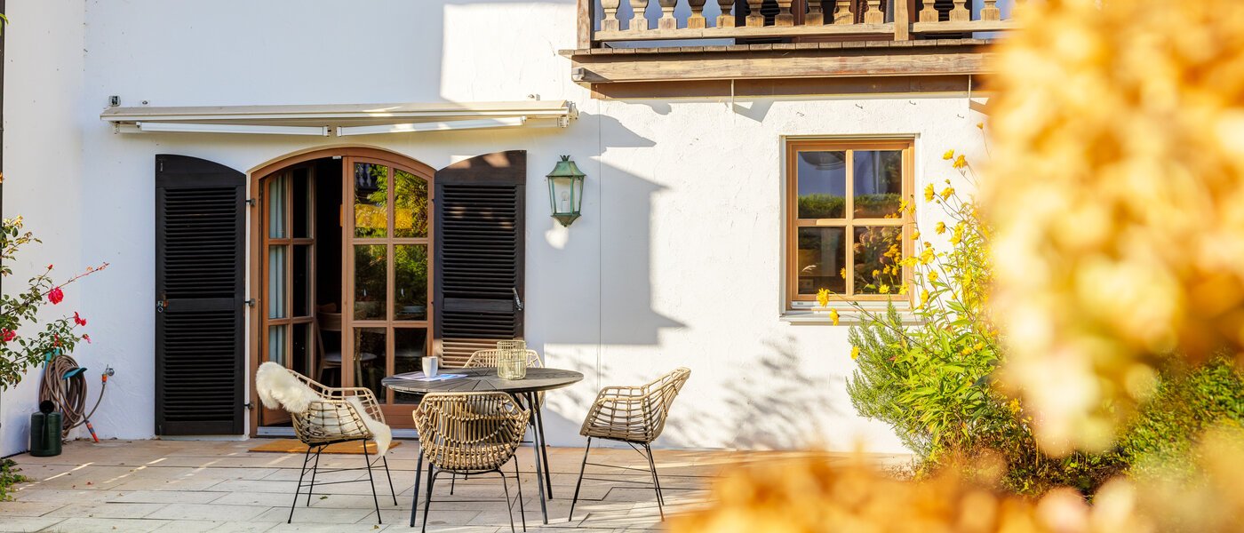 Половина двухквартирного жилого дома Rottach-Egern 02 1. Terrasse 14616