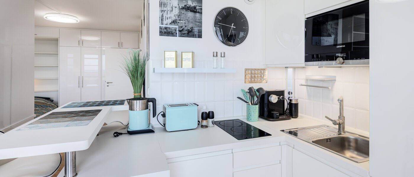 квартира München Parkstadt Solln 02 кухня 14617