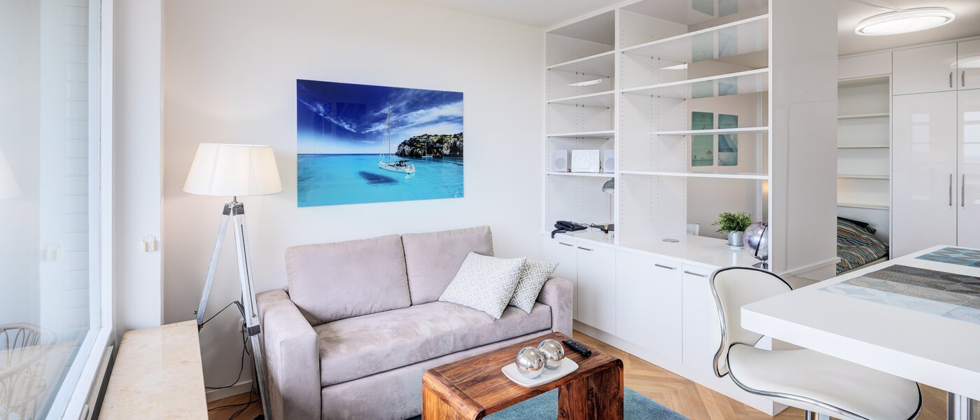 квартира München Parkstadt Solln 02 жилое пространство 14617