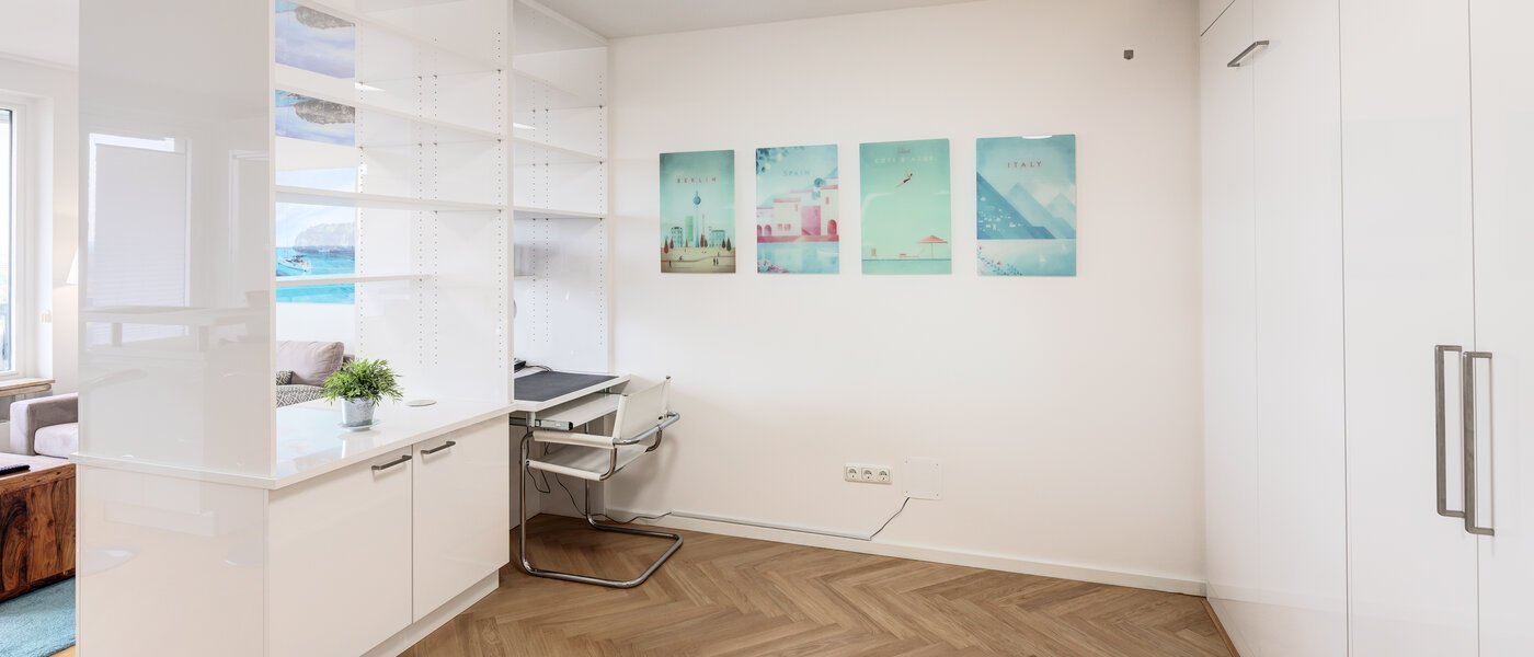 квартира München Parkstadt Solln 04 жилое пространство 14617