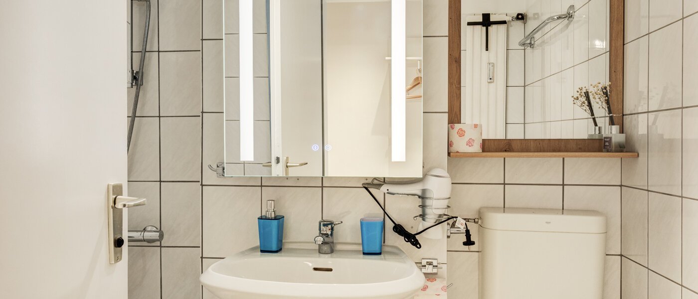 квартира München Moosach 01 ванная комната 14638