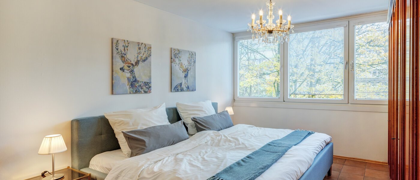 квартира München Bogenhausen 01 спальная комната 14639