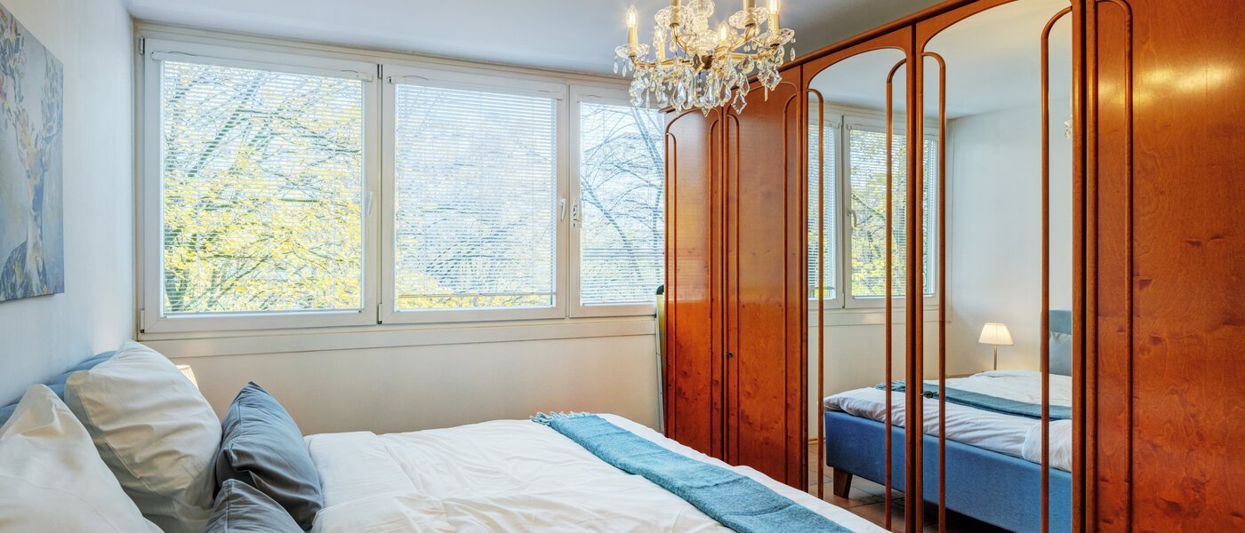 квартира München Bogenhausen 02 спальная комната 14639