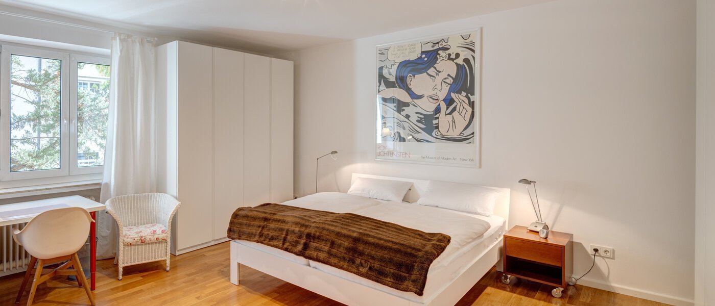 квартира München Schwabing-West 01 спальная комната 14646