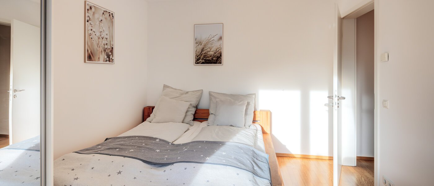 квартира München Parkstadt Schwabing 01 спальная комната 14647