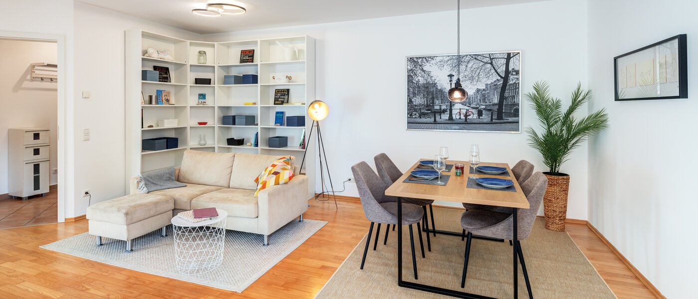 квартира München Parkstadt Schwabing 02 жилое пространство 14647