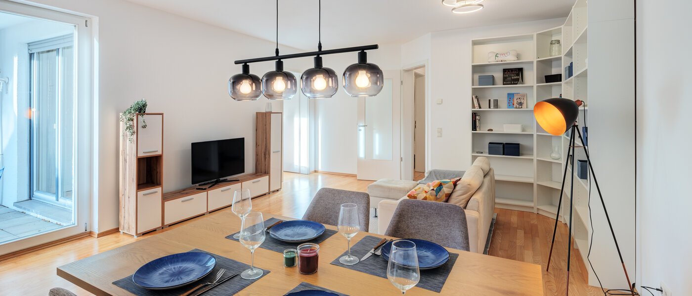 квартира München Parkstadt Schwabing 03 жилое пространство 14647