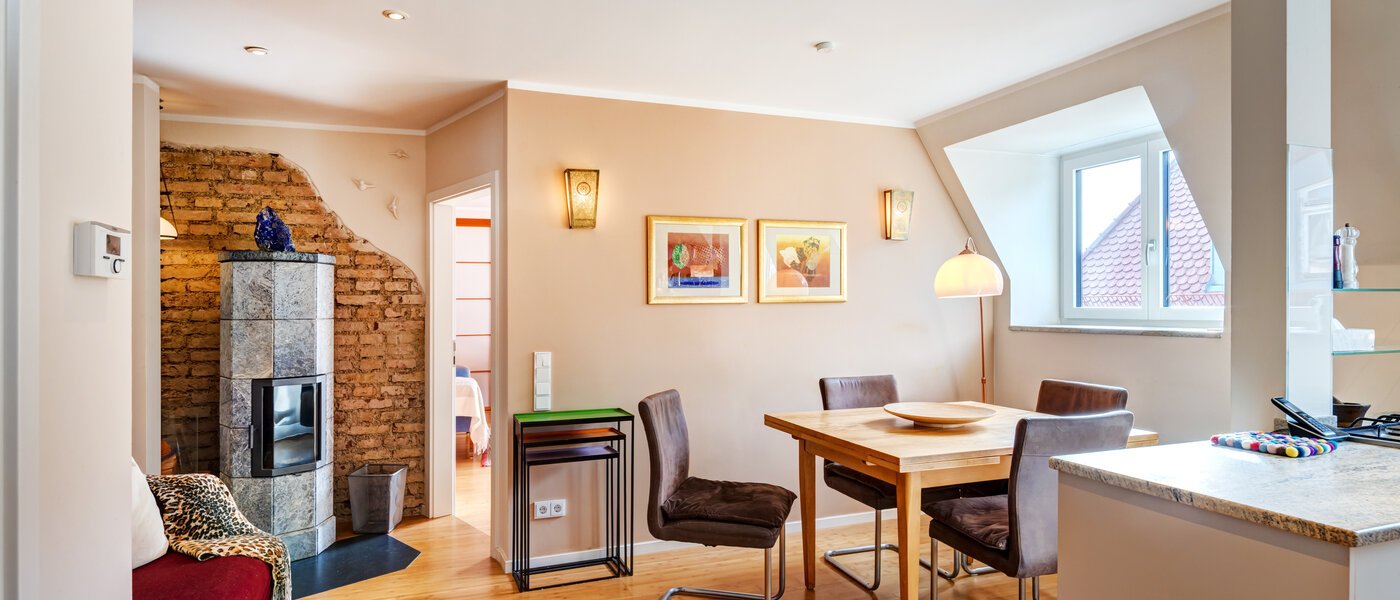 мансардная квартира München Haidhausen 05 кухня 14648