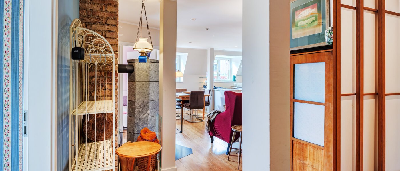 мансардная квартира München Haidhausen 03 коридор 14648