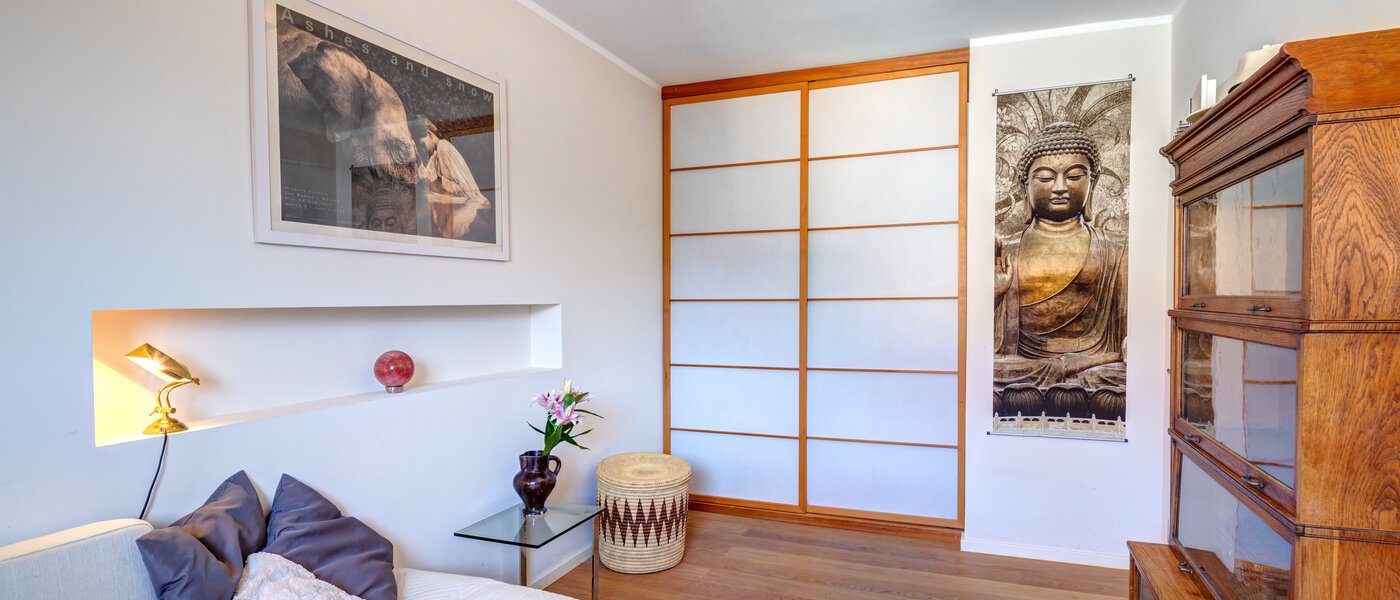 мансардная квартира München Haidhausen 03 1-я спальная комната 14648