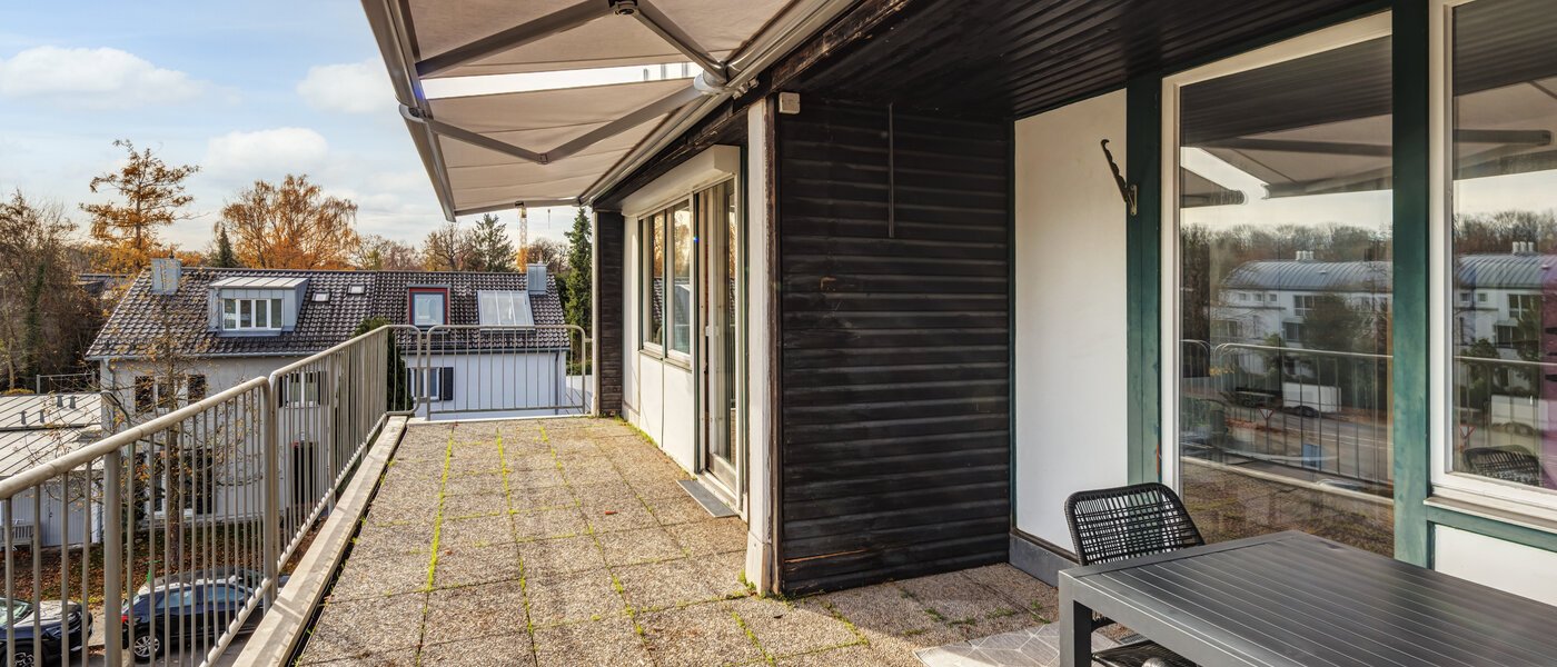 квартира München Herzogpark 02 2-я терраса с крышей 14652