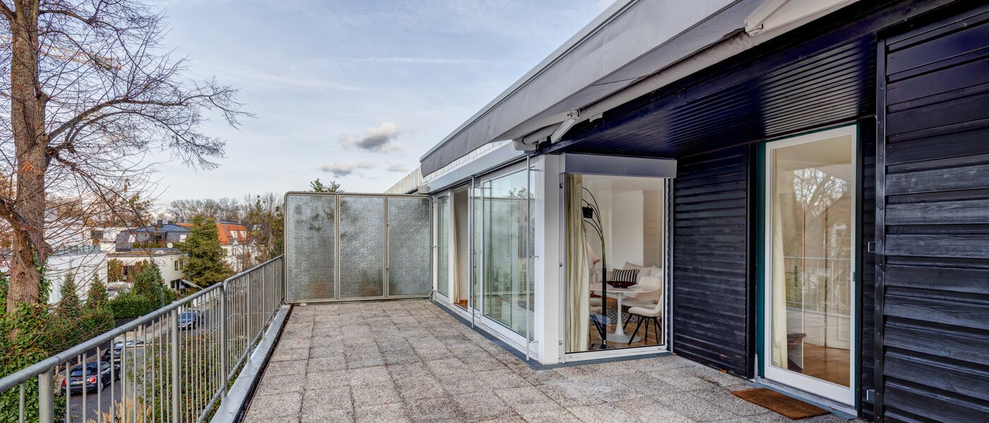 квартира München Herzogpark 01 1-я терраса с крышей 14652