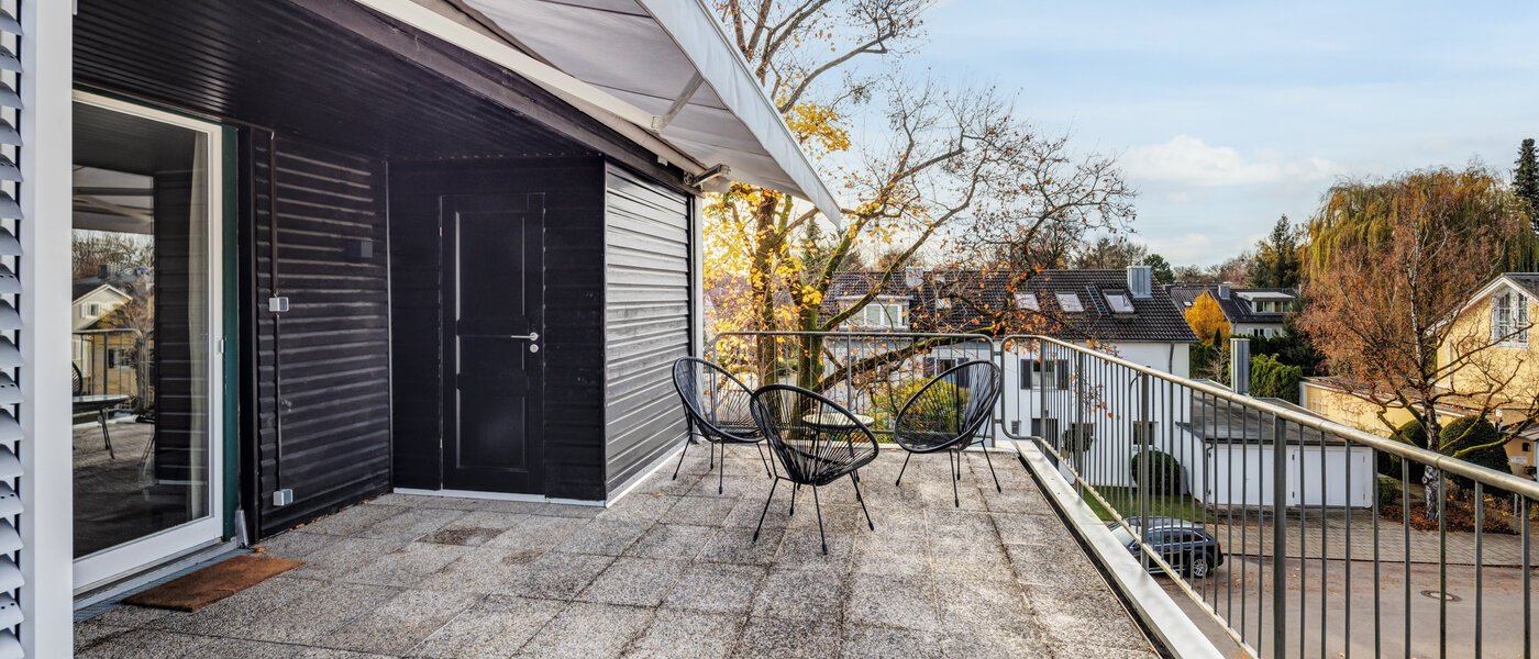 квартира München Herzogpark 03 1-я терраса с крышей 14652