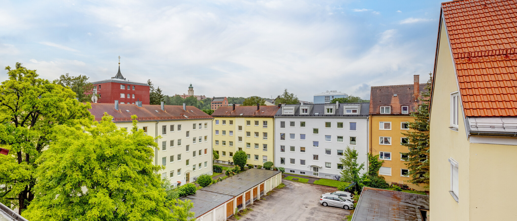 мансардная квартира München Untergiesing 02 вид из окна 14653