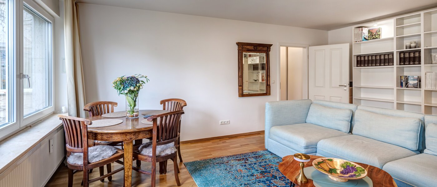 квартира München Nymphenburg 01 гостиная 14655