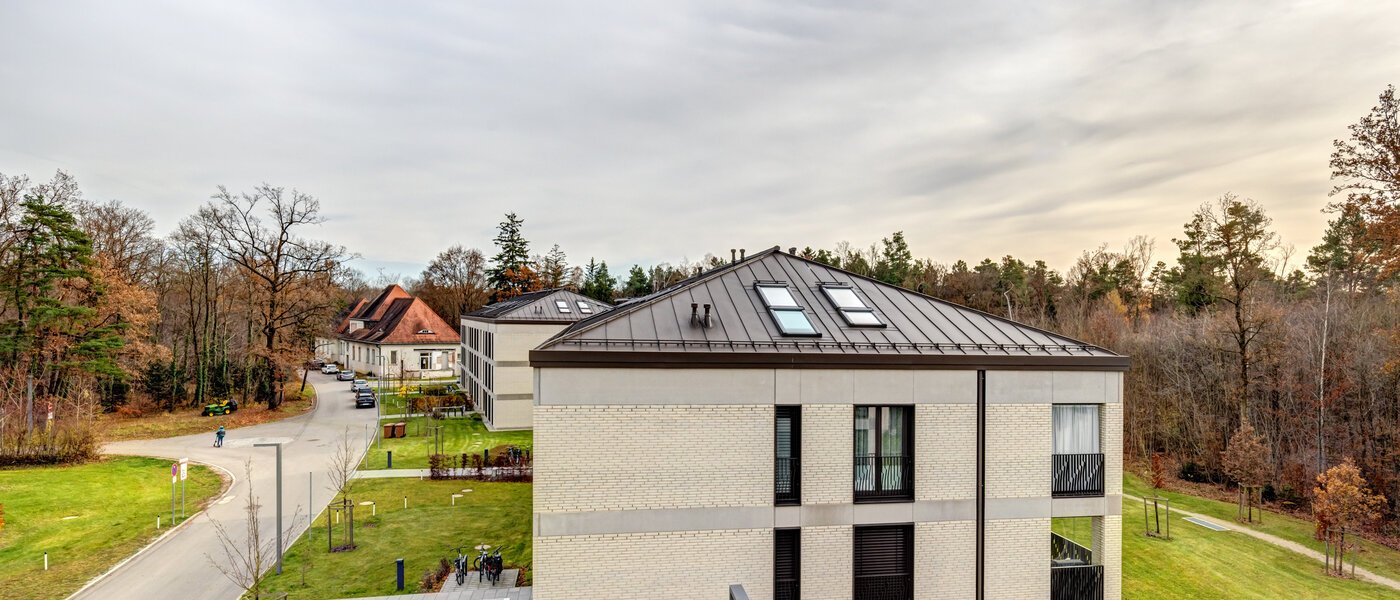 двухэтажная квартира Haar 02 вид из окна 14664