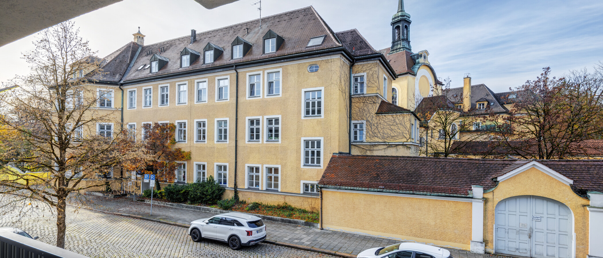 квартира München Nymphenburg 01 вид из окна 14667
