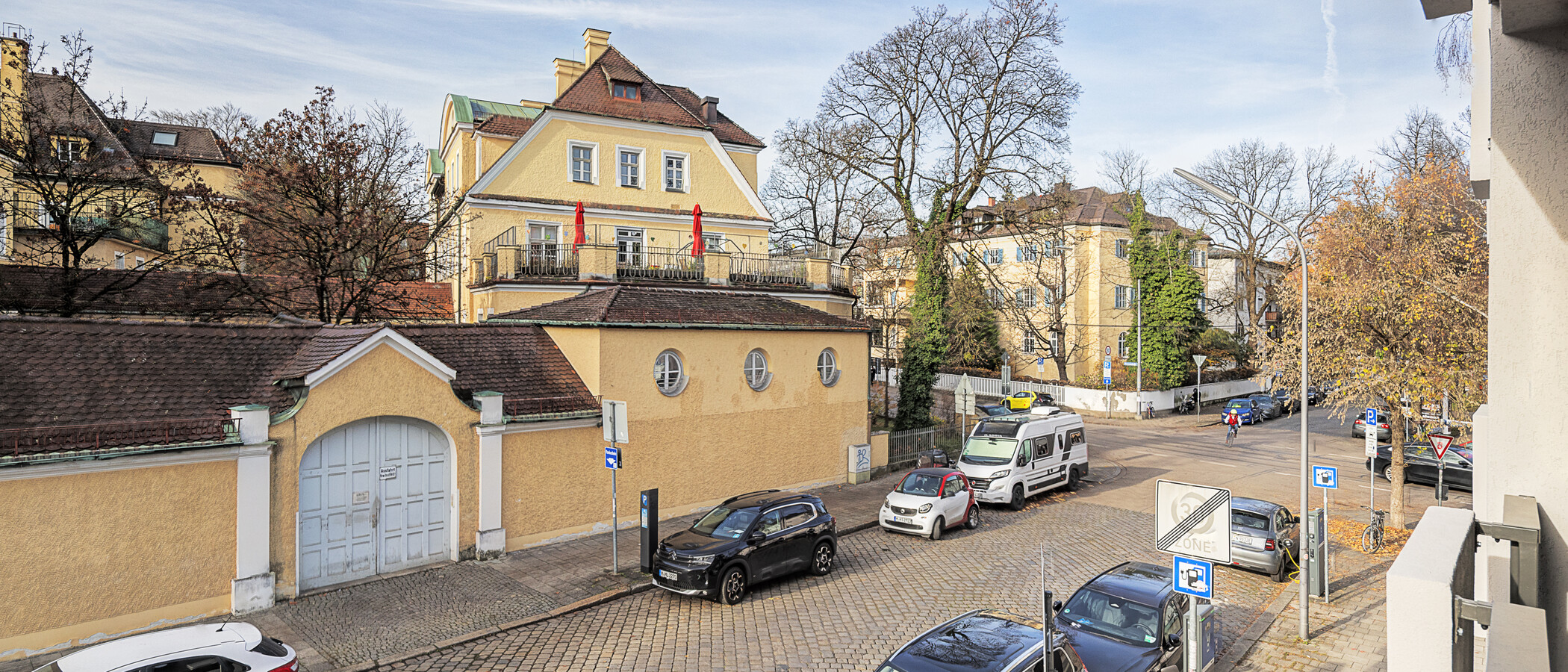квартира München Nymphenburg 03 вид из окна 14667