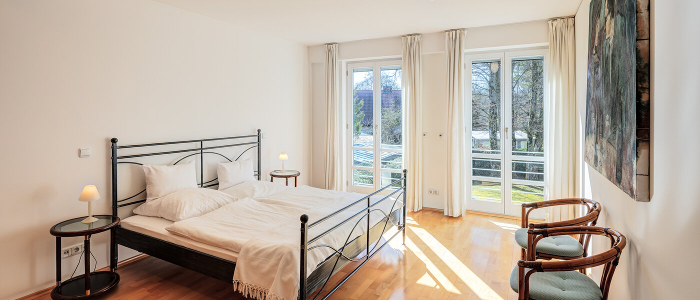 квартира München Fasangarten 01 спальная комната 14668