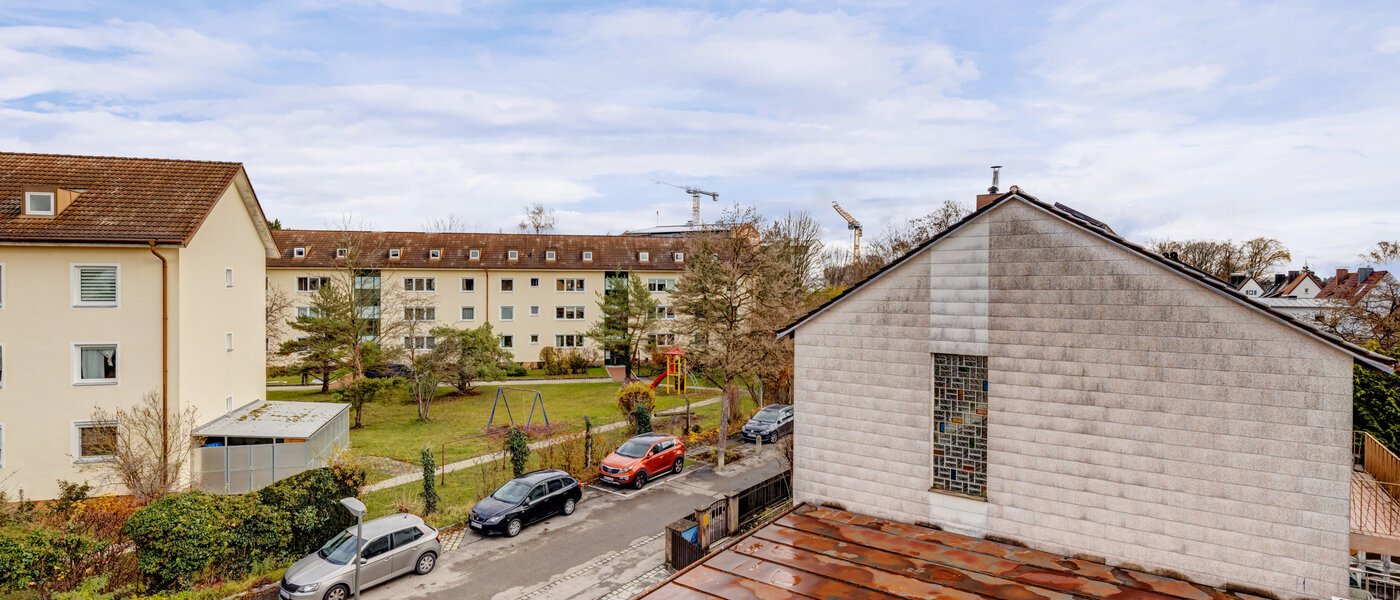 мансардная квартира Dachau 03 вид из окна 14669