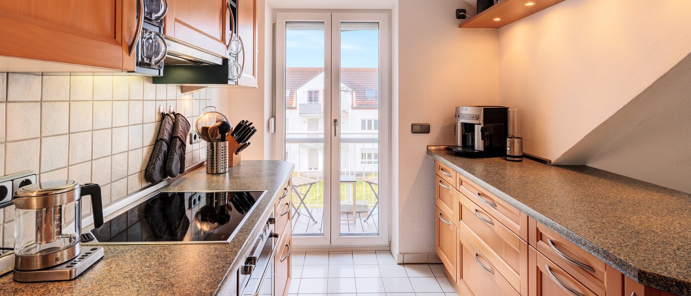 мансардная квартира München Neufahrn b. Freising 02 кухня 14673