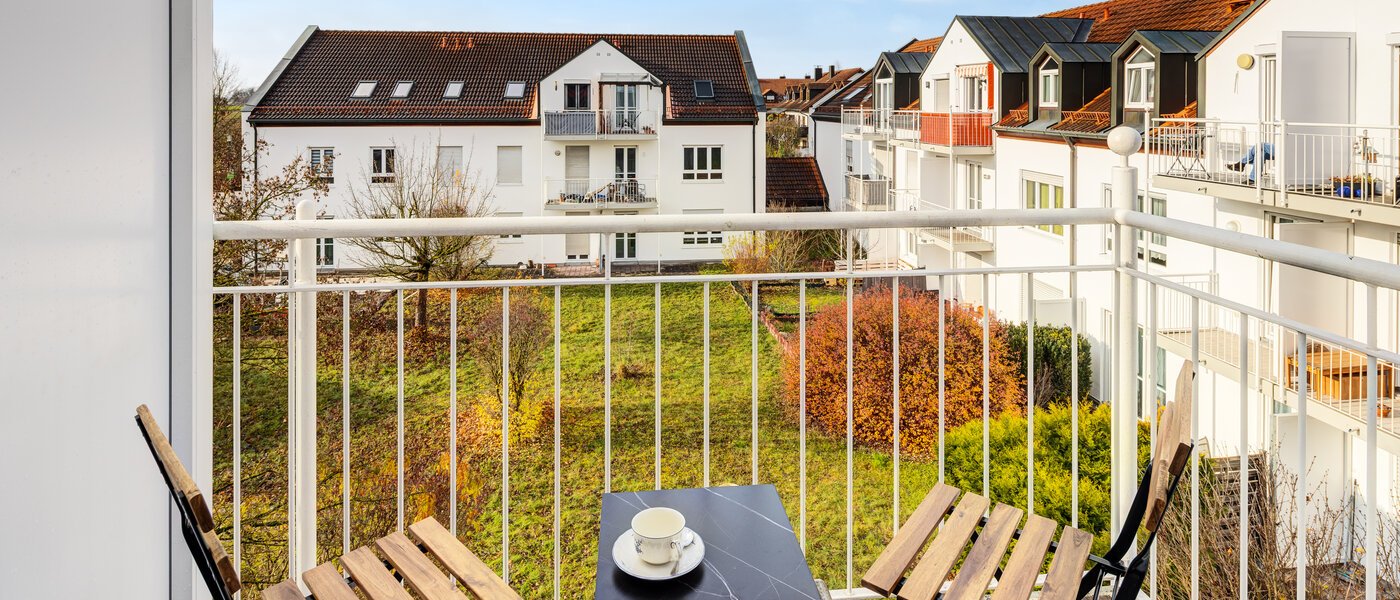 мансардная квартира München Neufahrn b. Freising 01 балкон 14673