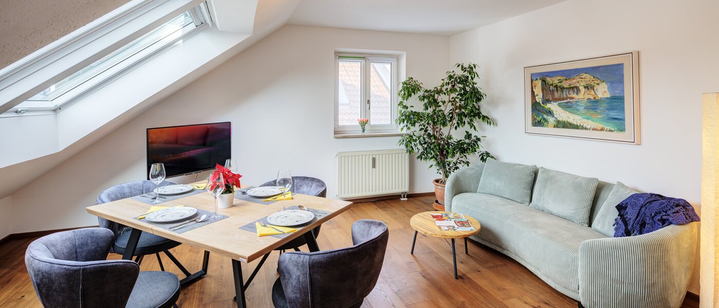 мансардная квартира München Neufahrn b. Freising 03 жилое пространство 14673