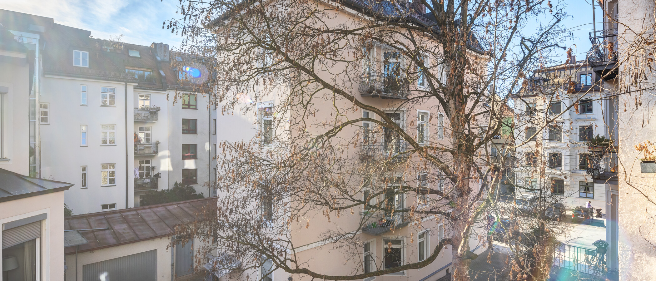 квартира München Ludwigsvorstadt 02 вид из окна 14674