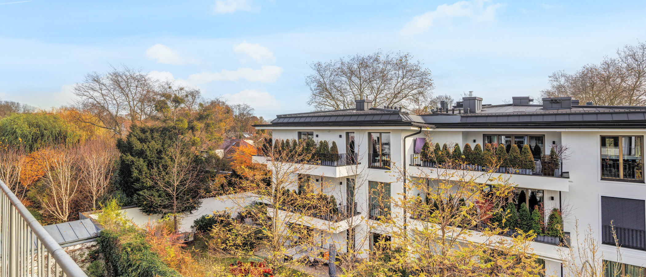 квартира München Herzogpark 04 вид из окна 14676