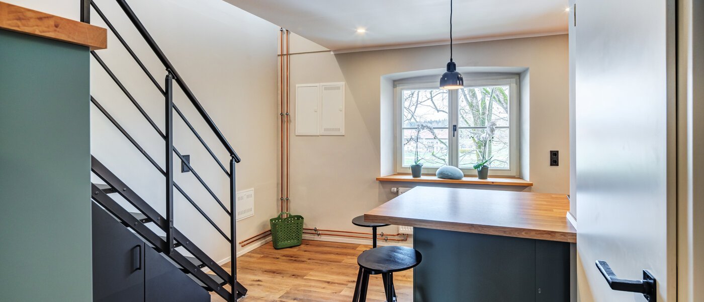 двухэтажная квартира Waakirchen 05 кухня 14683