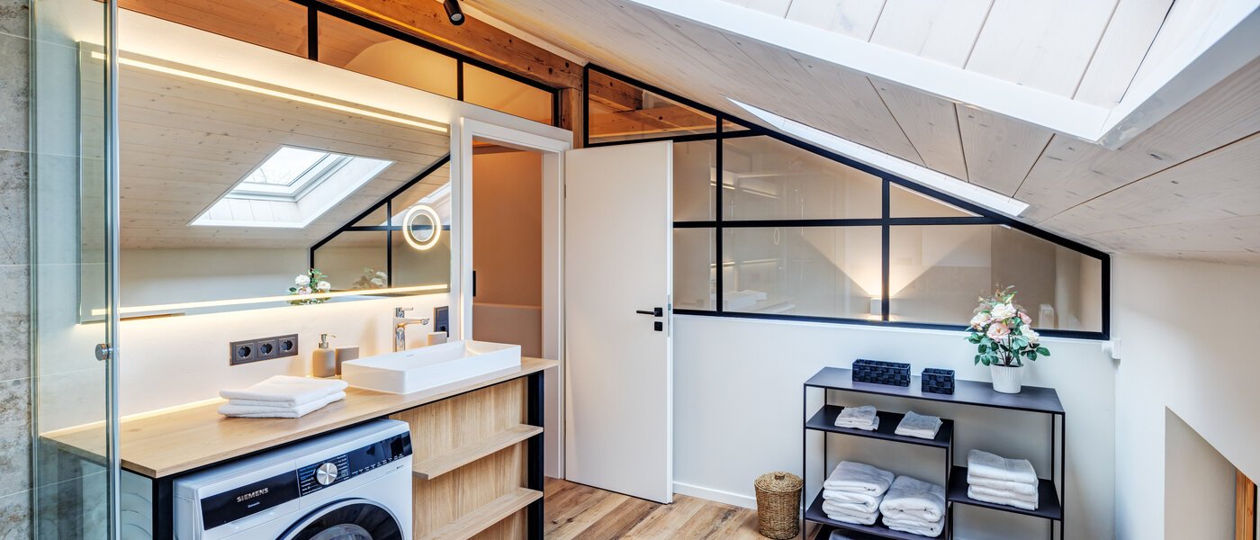 двухэтажная квартира Waakirchen 01 ванная комната 14683