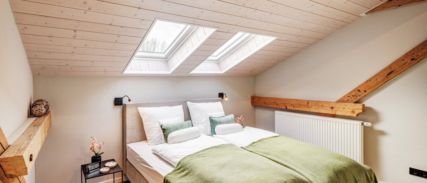 двухэтажная квартира Waakirchen 01 спальная комната 14683