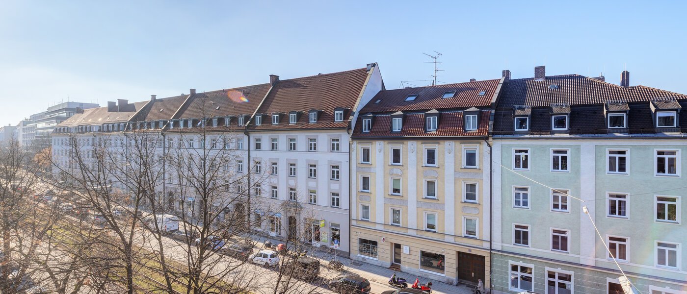 квартира München Schwabing-West 01 вид из окна 14686