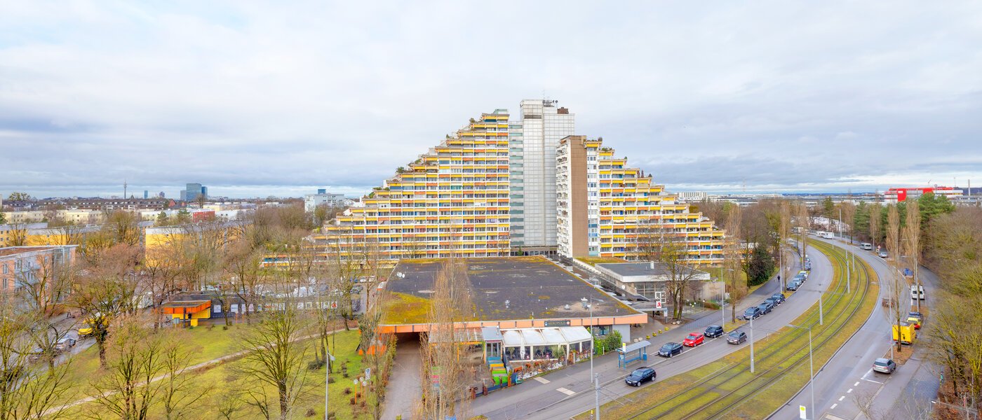 квартира München Oberföhring 02 вид из окна 14689