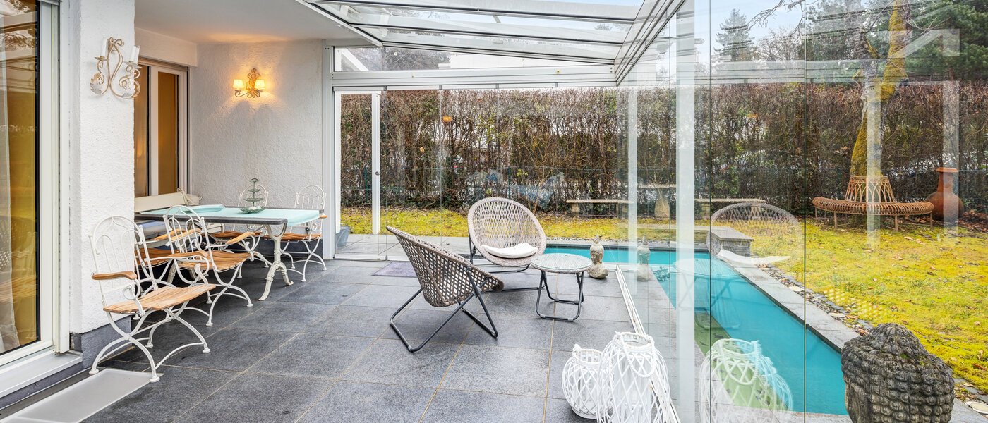 таунхаус Unterhaching 01 застекленная терраса 14690