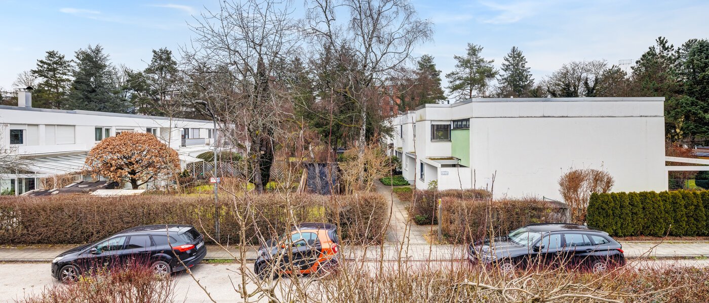 таунхаус Unterhaching 02 вид из окна 14690