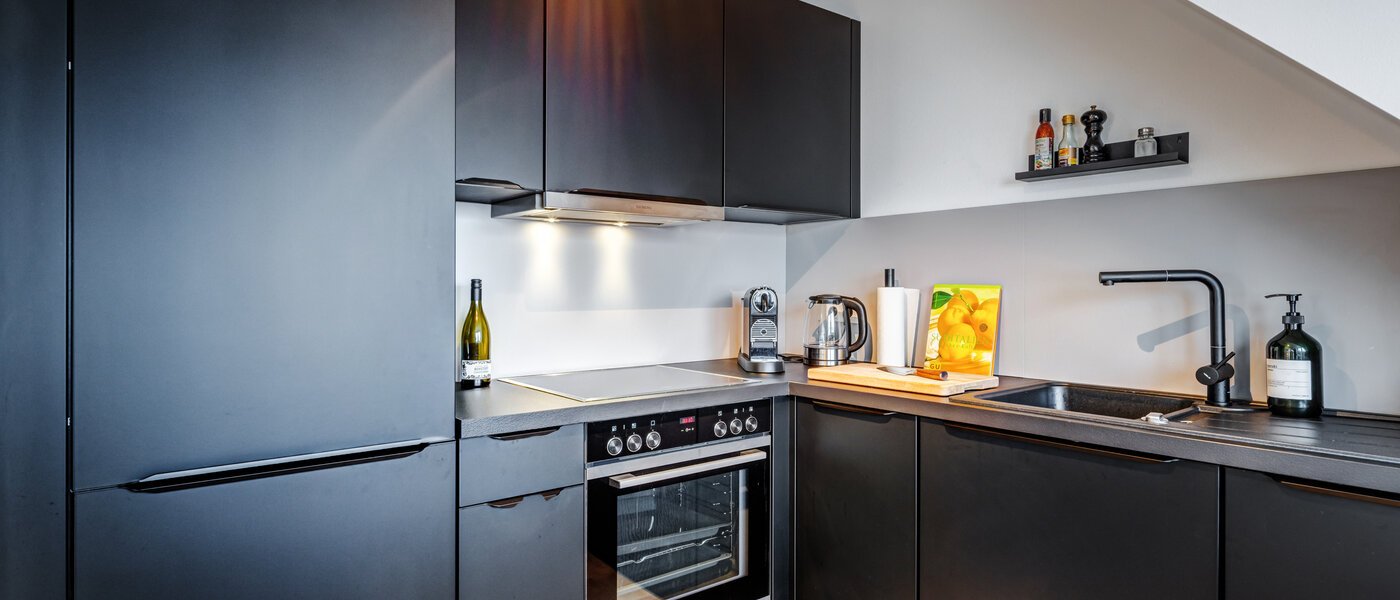 мансардная квартира München Allach 01 кухня 14692