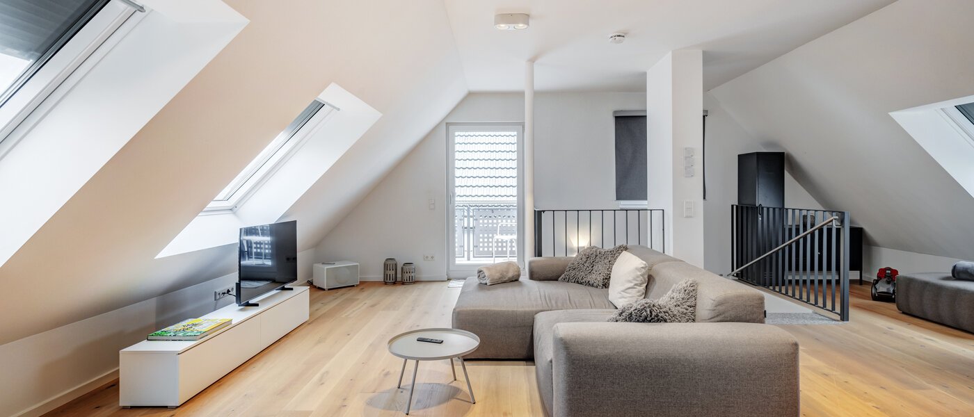 мансардная квартира München Allach 01 жилое пространство 14692