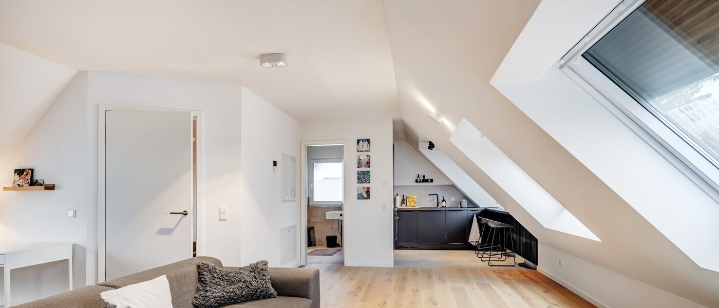 мансардная квартира München Allach 03 жилое пространство 14692