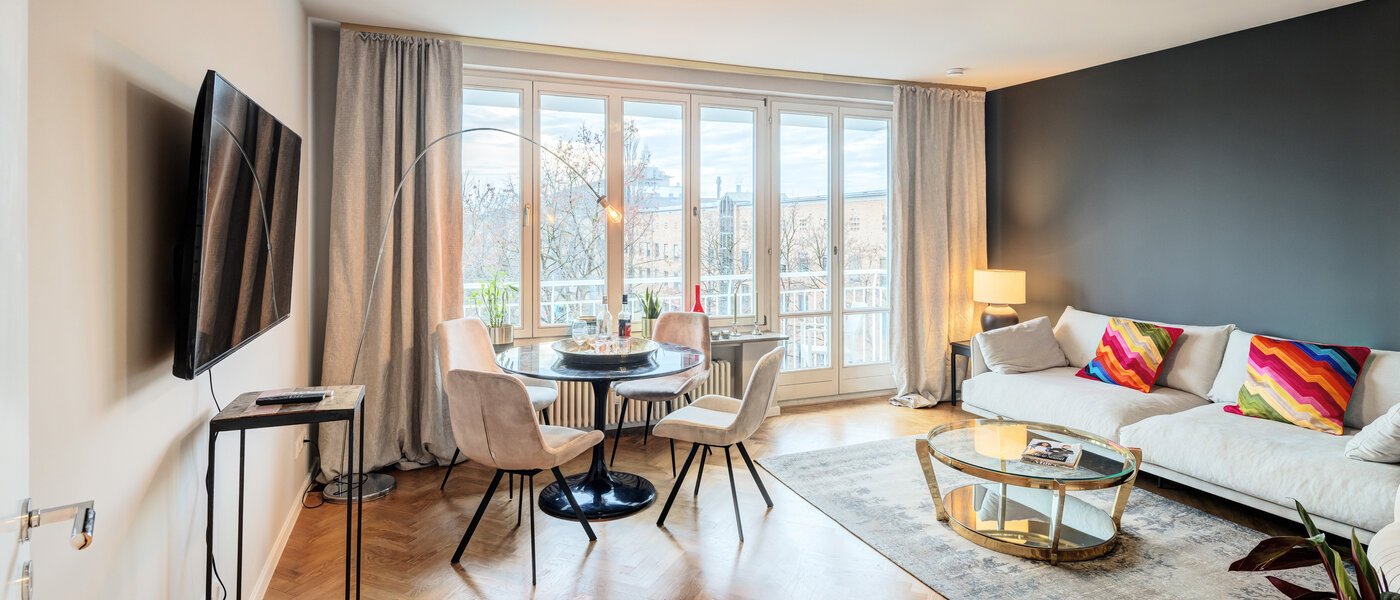 квартира München Maxvorstadt - Universitätsviertel 02 жилое пространство 14693