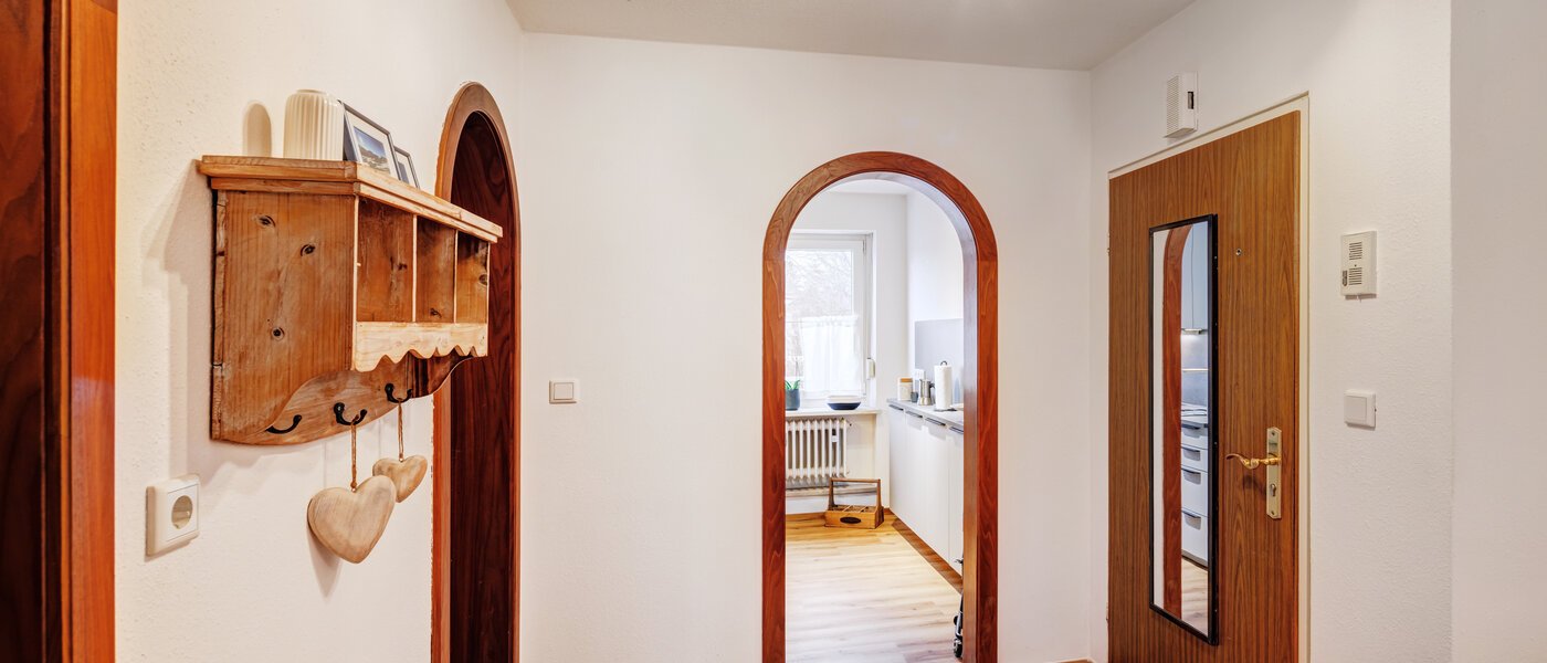 мансардная квартира München Nymphenburg 01 коридор 14694