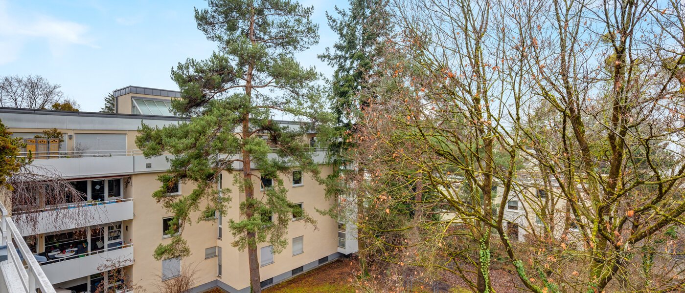 мансардная квартира München Nymphenburg 01 вид из окна 14694