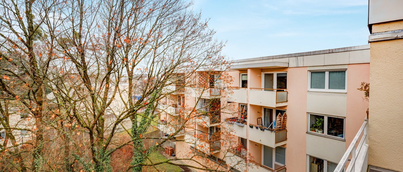 мансардная квартира München Nymphenburg 02 вид из окна 14694